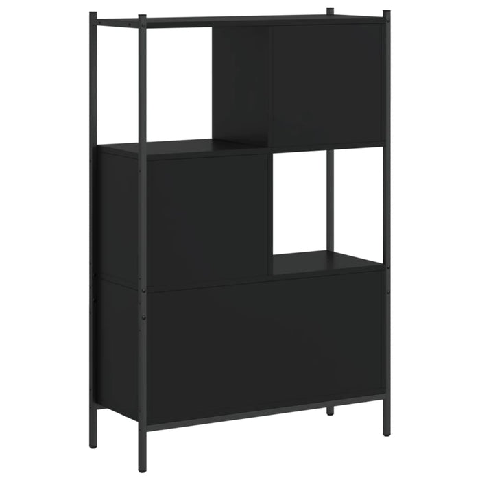 Bibliotecă, negru, 72x28x109 cm, lemn prelucrat - WALTI WALTI