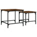 Mese suprapuse de cafea, 2 buc, stejar afumat, lemn prelucrat - WALTI WALTI