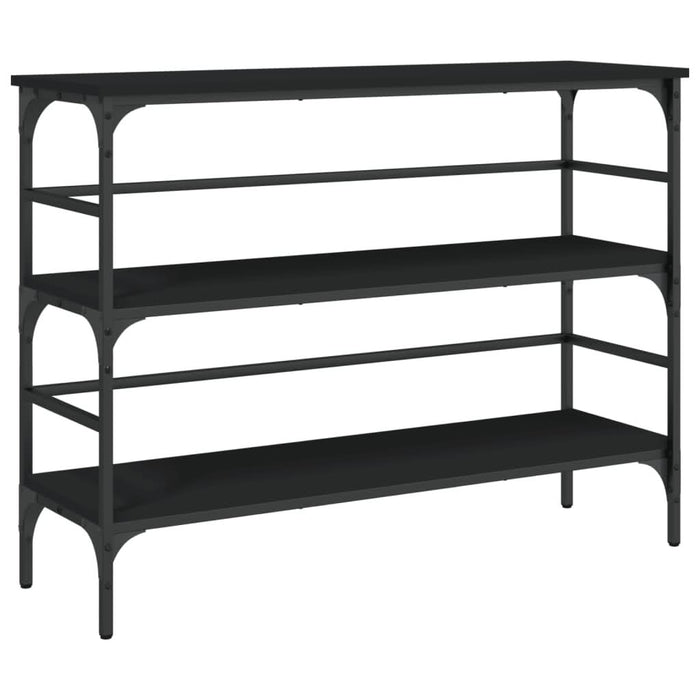 Măsuță consolă, negru, 100x32x75 cm, lemn compozit - WALTI WALTI