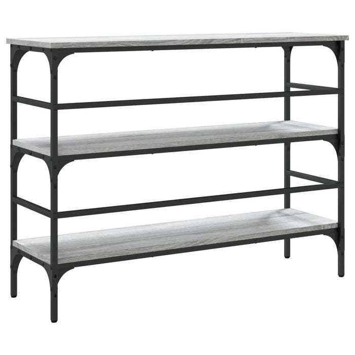 Măsuță consolă, gri sonoma, 100x32x75 cm, lemn prelucrat - WALTI WALTI