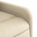 Fotoliu rabatabil, crem, material textil - WALTI WALTI