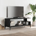 Comodă TV negru 102x40x41 cm lemn și oțel vopsit electrostatic - WALTI WALTI