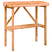 Masă de plante cu raft, maro, 78x38x82,5 cm, lemn masiv de brad - WALTI WALTI